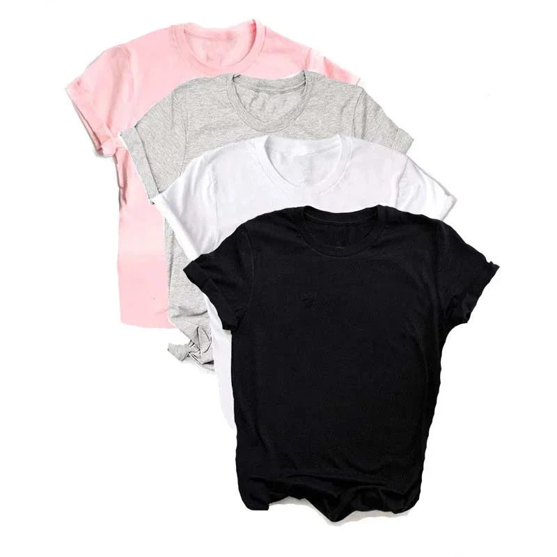 Brand New Women T-shirt Sumemr Short-sleeve Woman T Shirt Multi Pure Color Women T Shirt Fashion O-neck Tops Wholesale