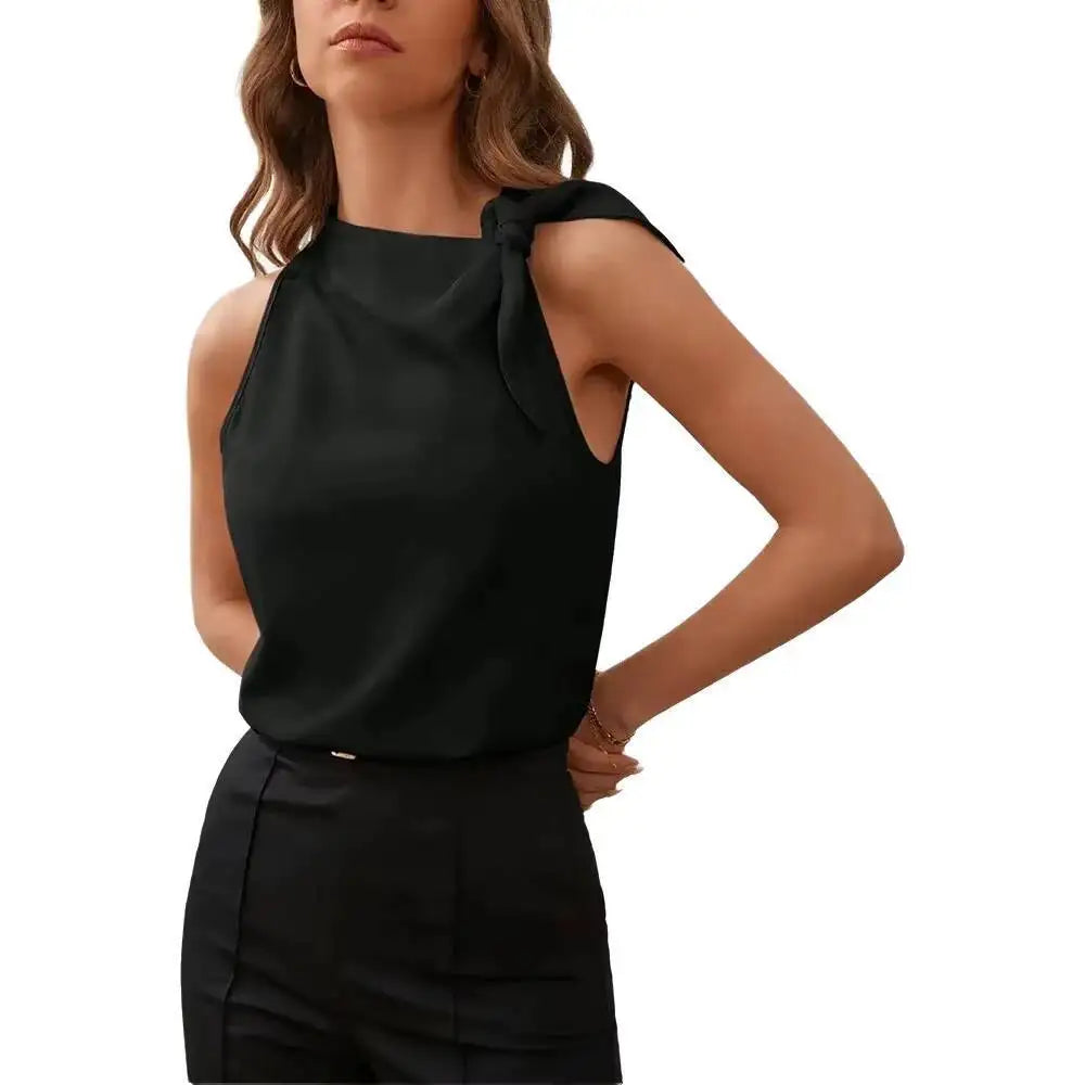 Women's Blouse Spring Summer Black