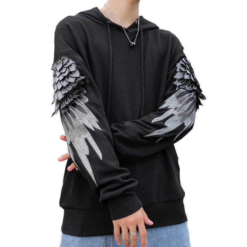 Sweatshirt for Men Hooded Embroidered