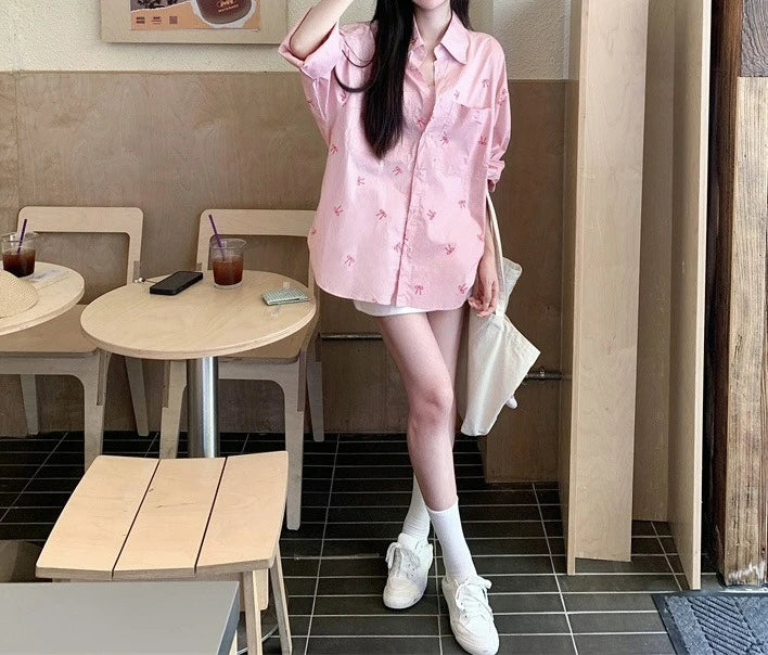 Sunscreen Shirt Blouse Spring