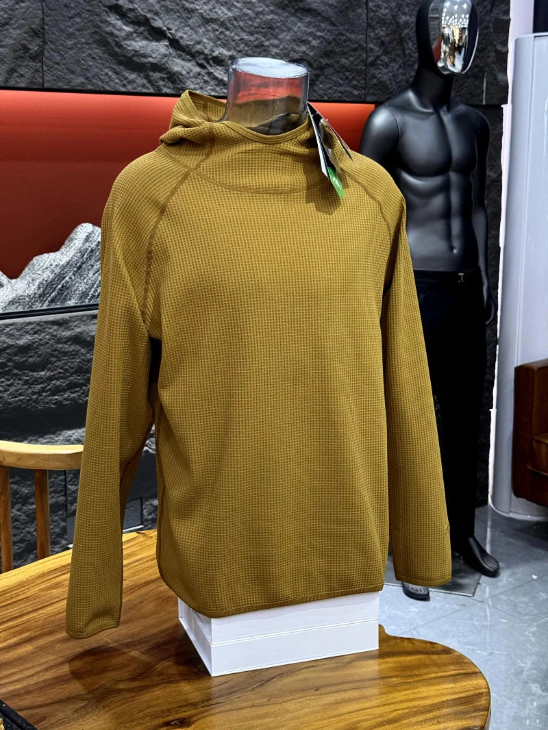 Washed Hoodie Sweatshirt for Men Autumn Winter New Style Functional Breathable Polyester Fiber Long Sleeve Casual Wear