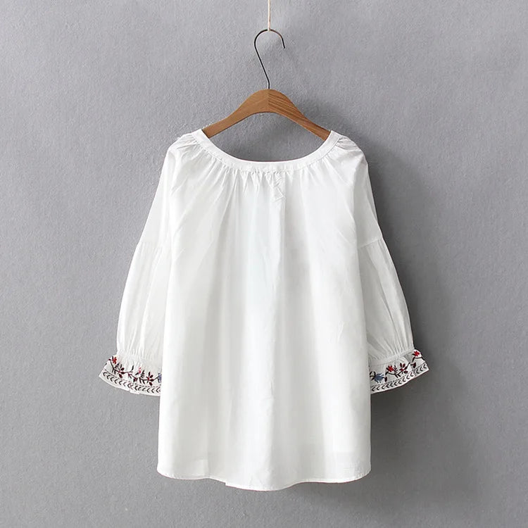 Bohemian Blouse 2021 Women Pullover