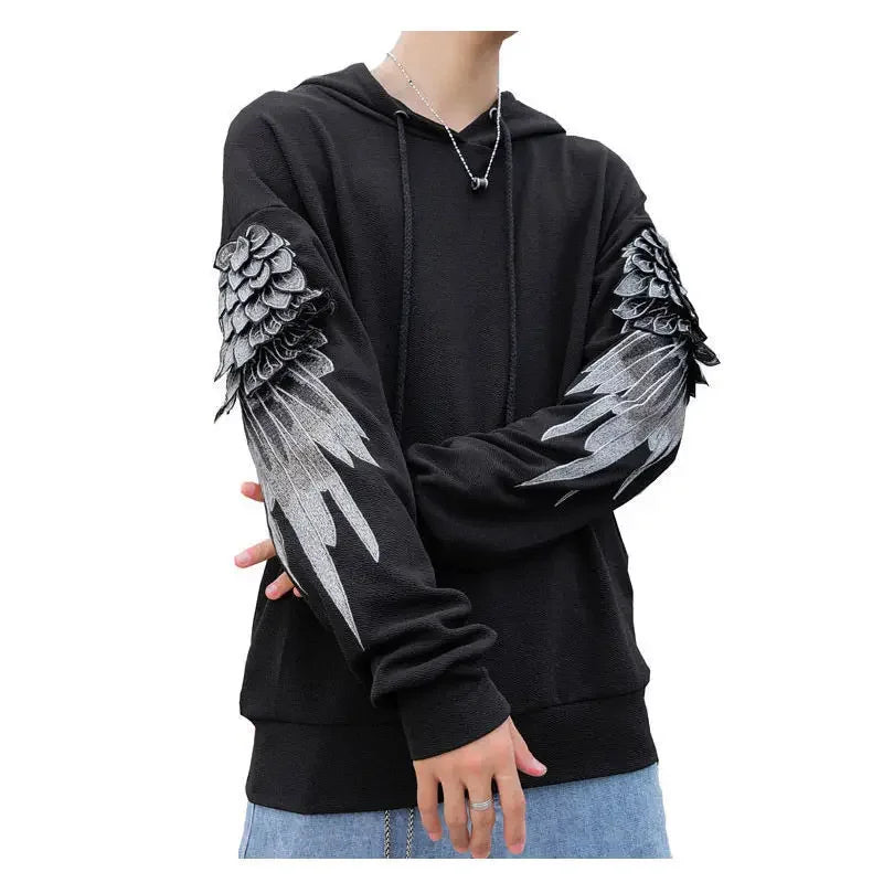 Sweatshirt for Men Hooded Embroidered